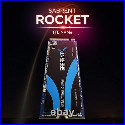 Sabrent 1TB Rocket Nvme Pcie M. 2 2280 Internal SSD High Performance Solid State