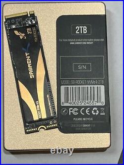 Sabrent 2TB Rocket NVMe PCIe 4.0 M. 2 SB-ROCKET-NVME4-2TB SSD