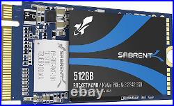 Sabrent 512GB Rocket Nvme Pcie M. 2 2242 Dram-Less Low Power Internal High Perfor