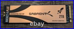 Sabrent Rocket 4 Plus 2 TB NVMe 4.0 PCIe M. 2 2280 Internal SSD Up to 7100 MB/s