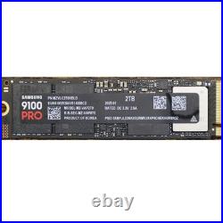 Samsung 2TB 9100 PRO 14,700MB/s PCIe 5.0 x4 NVMe M. 2 2280 SSD (MZ-VAP2T0B/AM)