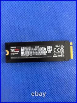 Samsung 2TB 990 PRO with Heatsink PCIe Gen4 NVMe SSD Samsung 2TB 990 PRO with Heatsink PCIe Gen4 NVMe SSD