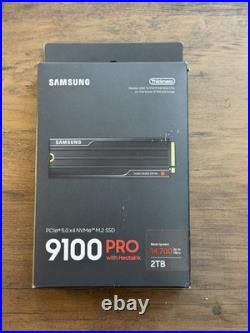 Samsung 9100 PRO 2TB SSD with Heatsink PCIe 5.0x4 M. 2 2280 MZ-VAP2T0CW NEW