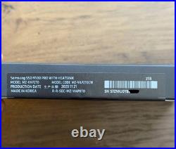 Samsung 9100 PRO 2TB SSD with Heatsink PCIe 5.0x4 M. 2 2280 MZ-VAP2T0CW NEW