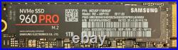 Samsung 960 PRO Series 1TB Gen 3 PCIe NVMe M. 2 Internal SSD (MZ-V6P1T0) 2280mm