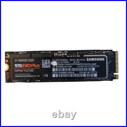 Samsung 970 EVO Plus 1TB NVMe M. 2 SSD MZ-V7S1T0 Tested Wiped Report Attached