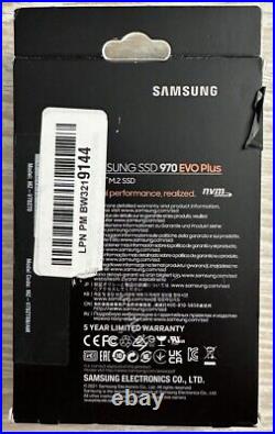 Samsung 970 EVO Plus NVMe M. 2 2TB Internal Solid State Drive (MZ-V7S2T0B/AM)
