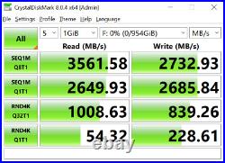 Samsung 970 PRO 1TB SSD, PCIe 3.0x4 M. 2 NVMe V-NAND Internal Solid State Drive