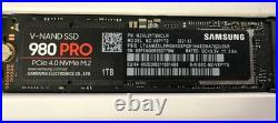 Samsung 980 PRO 1TB PCIe 4.0 NVMe M. 2 2280 SSD New Open Box