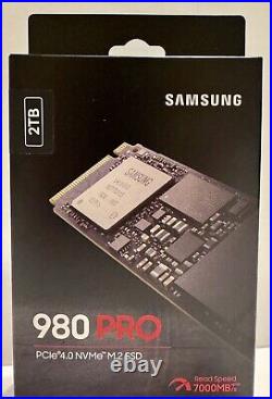 Samsung 980 PRO 2TB Internal Gaming SSD PCIe Gen 4 x4 NVMe MZ-V8P2T0