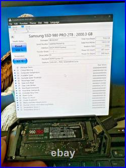 Samsung 980 PRO 2TB M. 2 2280 PCIe 4.0 NVMe Internal SSD (569 hours)