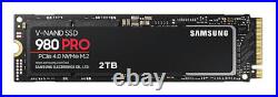 Samsung 980 PRO 2TB M. 2 PCIe 4.0 NVMe SSD MZ-V8P2T0B PS5 Compatible