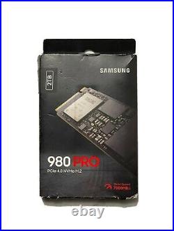 Samsung 980 PRO 2TB M. 2 SSD NVME PCIE Solid State Drive (MZ-V8P2T0B/AM)