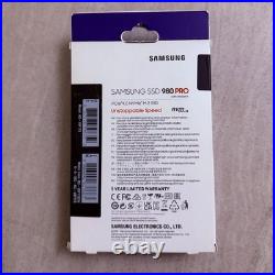 Samsung 980 Pro SSD with Heatsink 1TB PCIe Gen 4 NVMe M. 2, MZ-V8P1T0CW
