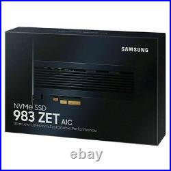 Samsung 983 ZET NVMe AIC 480GB SSD MZ-PZA480BW PCIe Gen 3.0 x4, NVMe 1.2 HHHL