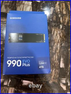 Samsung 990 EVO PLUS 4TB PCIe 5.0 x2 M. 2 Internal SSD MZ-V9S4T0B/AM Samsung 990 EVO PLUS 4TB PCIe 5.0 x2 M. 2 Internal SSD MZ-V9S4T0B/AM
