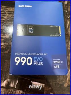 Samsung 990 EVO PLUS 4TB PCIe 5.0 x2 M. 2 Internal SSD MZ-V9S4T0B/AM Samsung 990 EVO PLUS 4TB PCIe 5.0 x2 M. 2 Internal SSD MZ-V9S4T0B/AM