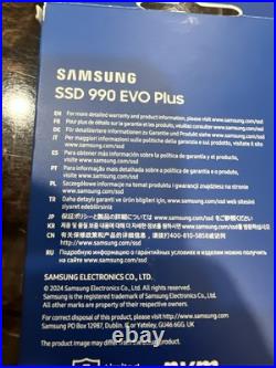 Samsung 990 EVO PLUS 4TB PCIe 5.0 x2 M. 2 Internal SSD MZ-V9S4T0B/AM Samsung 990 EVO PLUS 4TB PCIe 5.0 x2 M. 2 Internal SSD MZ-V9S4T0B/AM