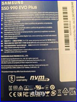 Samsung 990 EVO Plus 4TB M. 2 2280 PCIe Gen 4x4/5x2 NVMe 7250mb/S SSD
