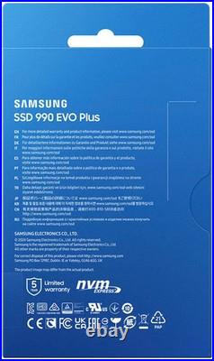 Samsung 990 EVO Plus 4TB NVMe M. 2 SSD PCIe MZ-V9S4T0 MZ-V9S4T0B/AM NEW SEALED