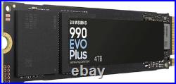 Samsung 990 EVO Plus 4TB NVMe M. 2 SSD PCIe MZ-V9S4T0 MZ-V9S4T0B/AM NEW SEALED