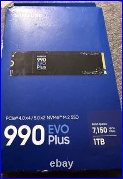 Samsung 990 EVO Plus SSD 1TB, PCIe Gen 4x4, Gen 5x2 M. 2 2280 (MZ-V95S1TOB/AM)