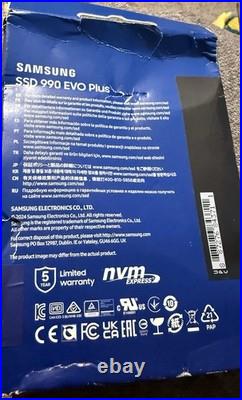 Samsung 990 EVO Plus SSD 1TB, PCIe Gen 4x4, Gen 5x2 M. 2 2280 (MZ-V95S1TOB/AM)