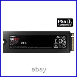 Samsung 990 PRO 1TB 2TB PCIe NVMe M. 2 SSD Internal Solid State Drive withHeatsink