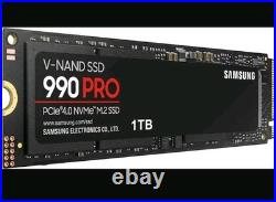 Samsung 990 PRO 1TB PCIe 4.0 x4 NVMe M. 2 2280 Internal SSD Solid State Drive