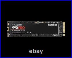 Samsung 990 PRO 2TB 2TB M. 2 2280 PCIe Gen 4 NVMe SSD PS5 Compatible
