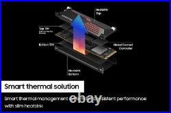 Samsung 990 PRO 2TB Internal SSD PCIe Gen 4x4 NVMe with Heatsink for PS5