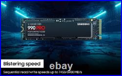 Samsung 990 PRO 2TB Internal SSD PCle Gen 4x4 NVMe Samsung 990 PRO 2TB Internal SSD PCle Gen 4x4 NVMe