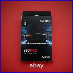 Samsung 990 PRO 2TB Internal SSD PCle Gen 4x4 NVMe Samsung 990 PRO 2TB Internal SSD PCle Gen 4x4 NVMe