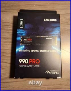 Samsung 990 PRO 2TB Internal SSD PCle Gen 4x4 NVMe M. 2 SSD