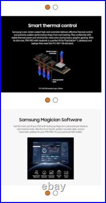Samsung 990 PRO 2TB Internal SSD PCle Gen 4x4 NVMe M. 2 SSD