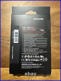 Samsung 990 PRO 2TB Internal SSD PCle Gen 4x4 NVMe New Sealed MZ-V9P2T0B/AM