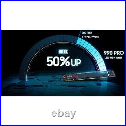 Samsung 990 PRO 2TB Internal SSD PCle Gen 4x4 NVMe New Sealed MZ-V9P2T0B/AM