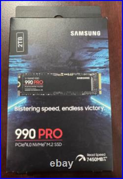 Samsung 990 PRO 2TB Internal SSD PCle Gen 4x4 NVMe New Sealed MZ-V9P2T0BW