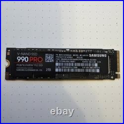 Samsung 990 PRO 2TB NVMe PCIe 4.0 M. 2 2280 (MZ-V9P2T0B/AM) Internal SSD
