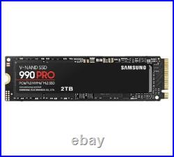 Samsung 990 PRO 2TB NVMe PCIe 4.0 M. 2 2280 (MZ-V9P2T0B/AM) Internal SSD