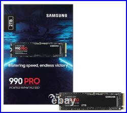 Samsung 990 PRO 2TB PCIe 4.0 NVMe M. 2 2280 SSD MZ-V9P2T0BW