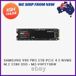 Samsung 990 PRO 2TB PCIe 4.0 NVMe M. 2 2280 SSD MZ-V9P2T0BW Samsung 990 PRO 2TB PCIe 4.0 NVMe M. 2 2280 SSD MZ-V9P2T0BW