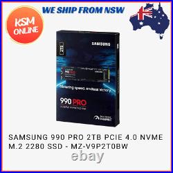 Samsung 990 PRO 2TB PCIe 4.0 NVMe M. 2 2280 SSD MZ-V9P2T0BW Samsung 990 PRO 2TB PCIe 4.0 NVMe M. 2 2280 SSD MZ-V9P2T0BW