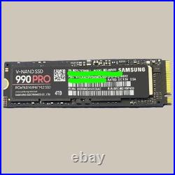 Samsung 990 PRO 4TB PCIe 4.0 x4 NVMe 7,450MB/s M. 2 2280 SSD (MZ-V9P4T0B/AM)