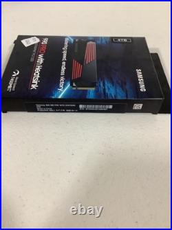 Samsung 990 PRO Heatsink 4TB NVMe M. 2 SSD PCIe 4.0 Up to 7450MB/s For PC & PS5
