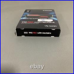 Samsung 990 PRO with Heatsink 2TB PCIe 4.0 NVMe M. 2 Internal SSD