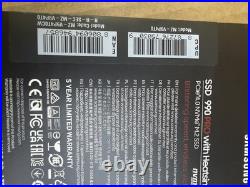 Samsung 990 PRO with Heatsink 4TB PCIe 4.0 NVMe M. 2 SSD (MZ-V9P4T0) NEW SEALED
