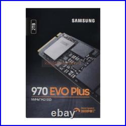 Samsung New SSD 970 EVO Plus 2TB 1TB 500GB 250GB NVMe M2 Internal Hard Drive Lot Samsung New SSD 970 EVO Plus 2TB 1TB 500GB 250GB NVMe M2 Internal Hard Drive Lot