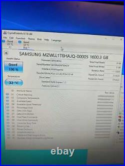 Samsung PM1725b 1.6TB PCIe 3.0 x4 NVMe U. 2 2.5 SSD MZ-WLL1T6B MZWLL1T6HAJQ