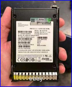 Samsung PM1733 1.92TB HPE SSD U. 3 PCIE 4.0x4 NVME MZ-XLR1T90 MZXLR1T9HBJR-000H3 Samsung PM1733 1.92TB HPE SSD U. 3 PCIE 4.0x4 NVME MZ-XLR1T90 MZXLR1T9HBJR-000H3